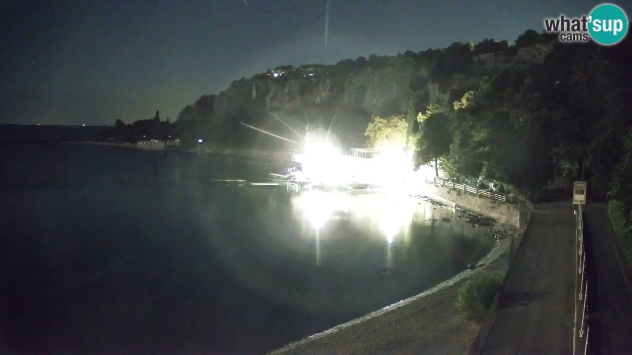 Webcam Bahía de Sistiana – Vista en directo del puerto deportivo y la costa