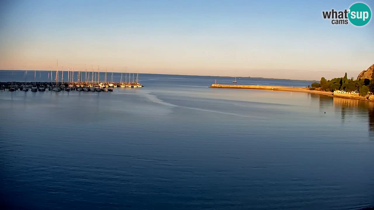 Webcam Baie de Sistiana – Vue en direct de la marina et de la baie