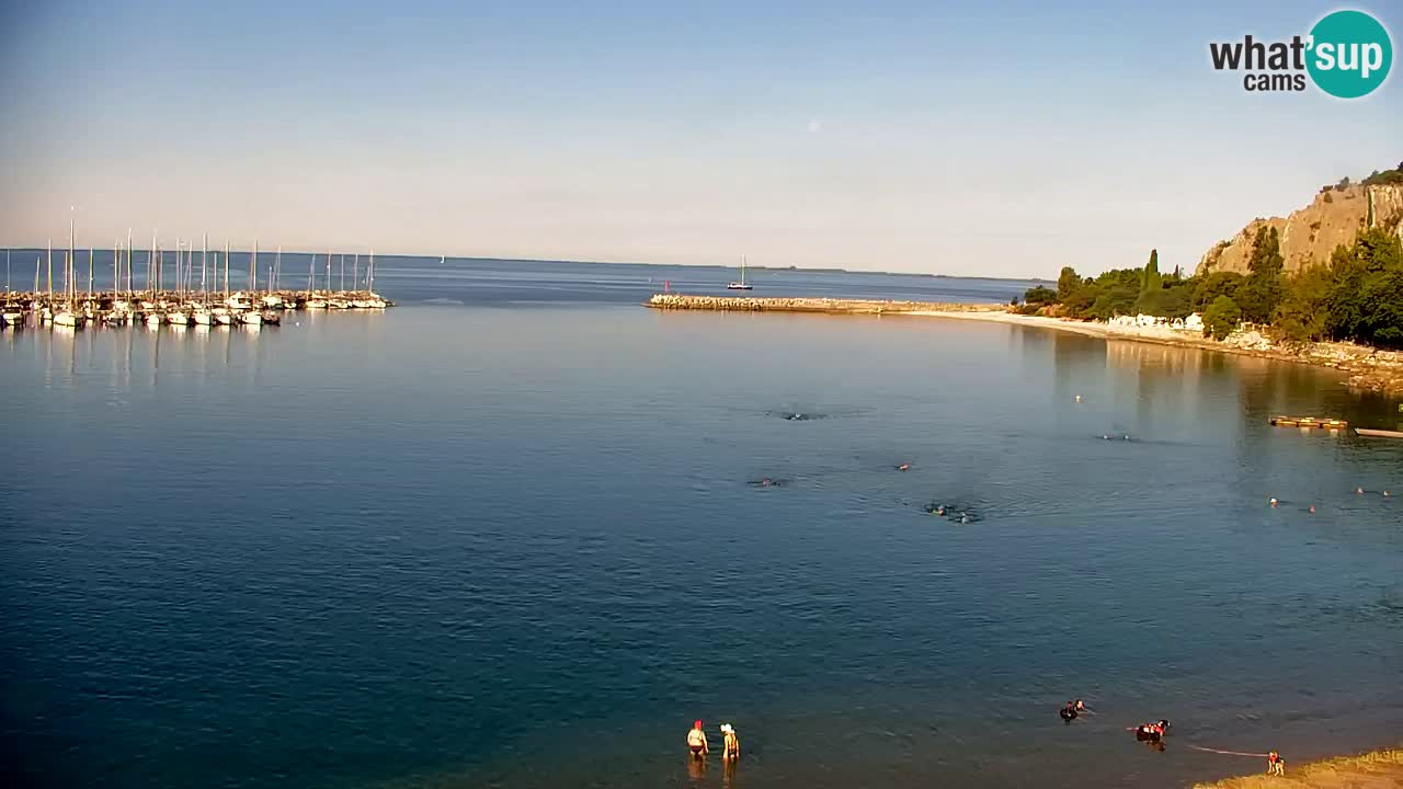 Webcam Baie de Sistiana – Vue en direct de la marina et de la baie