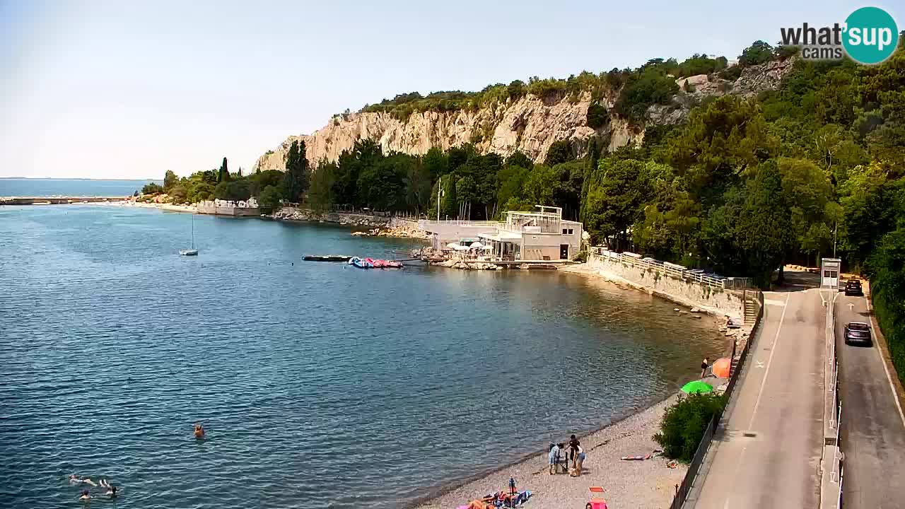 Spletna kamera Sesljanski zaliv – Pogled v živo na marino in zaliv
