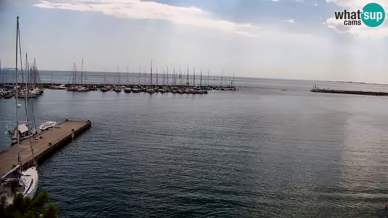 Webcam Baie de Sistiana – Vue en direct de la marina et de la baie