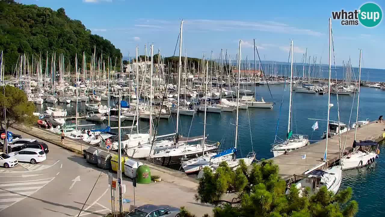 Spletna kamera Sesljanski zaliv – Pogled v živo na marino in zaliv