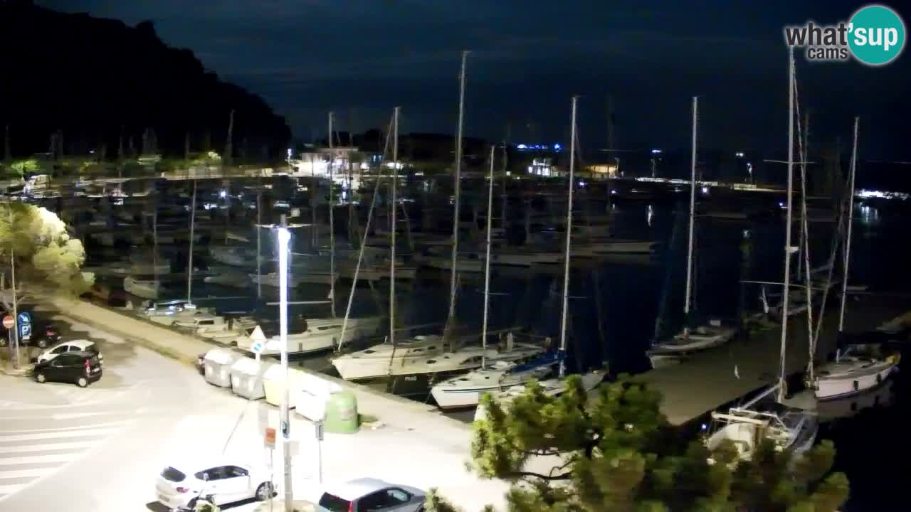 Webcam Bahía de Sistiana – Vista en directo del puerto deportivo y la costa