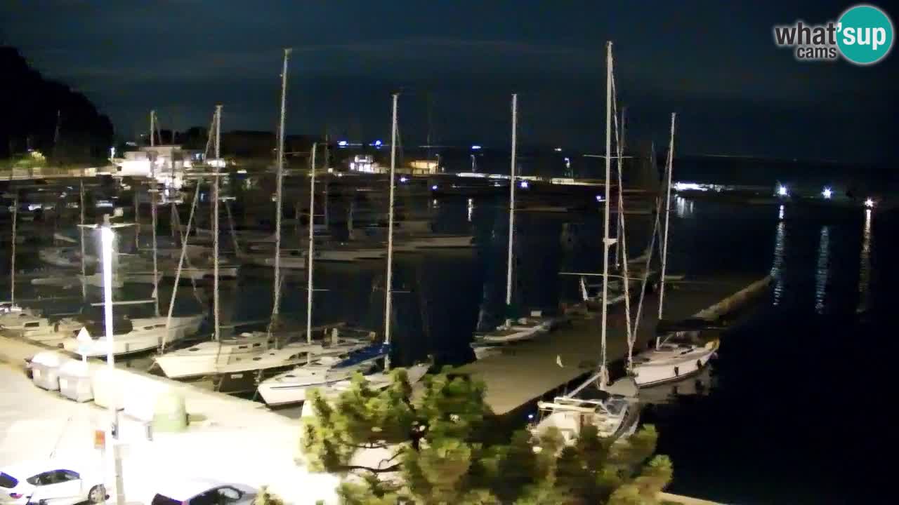Webcam Baie de Sistiana – Vue en direct de la marina et de la baie