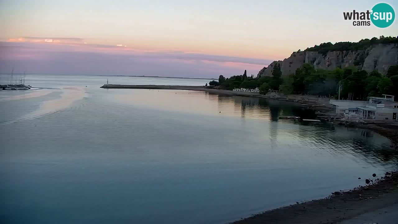 Web kamera Sistiana Uvala – Pogled uživo na marinu i zaljev
