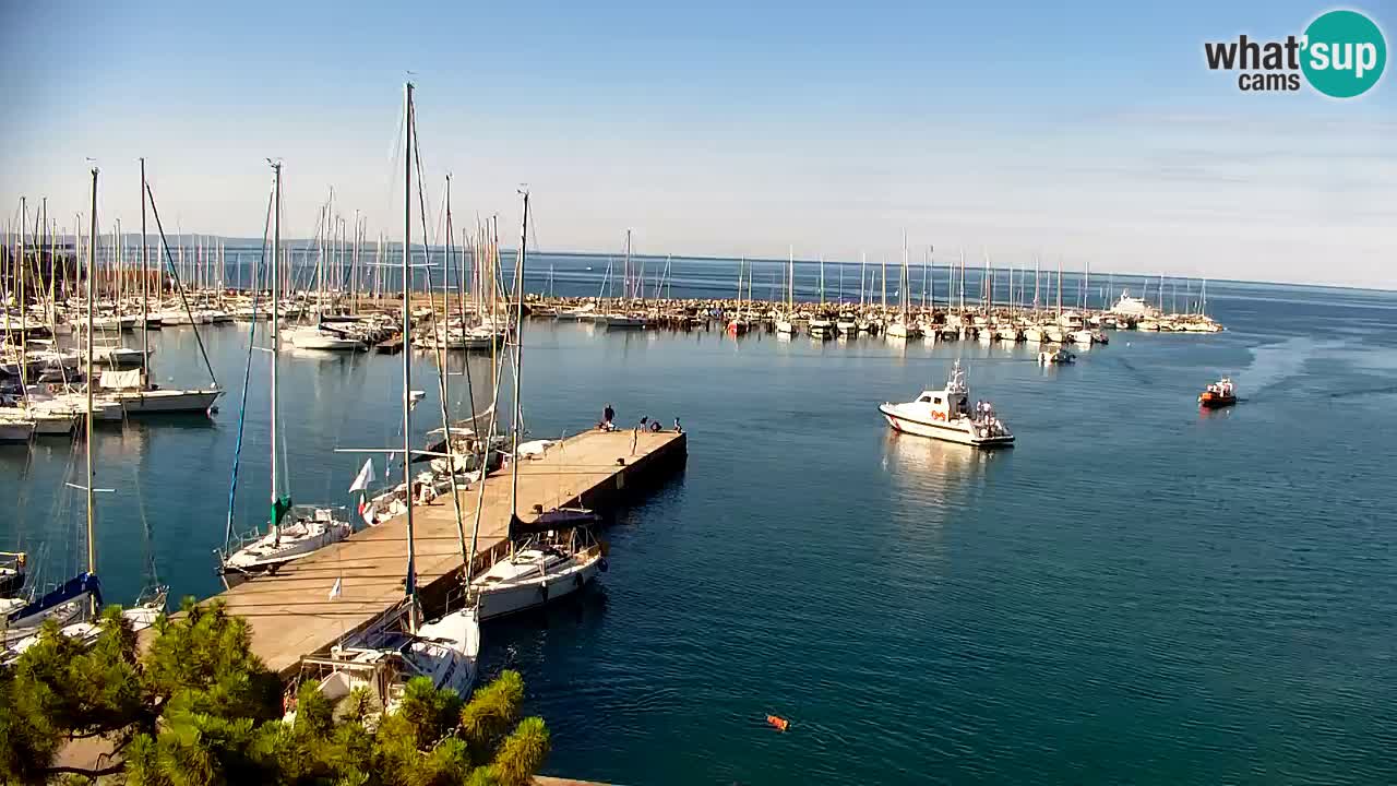 Webcam Sistiana Bucht – Liveblick auf Marina und Bucht