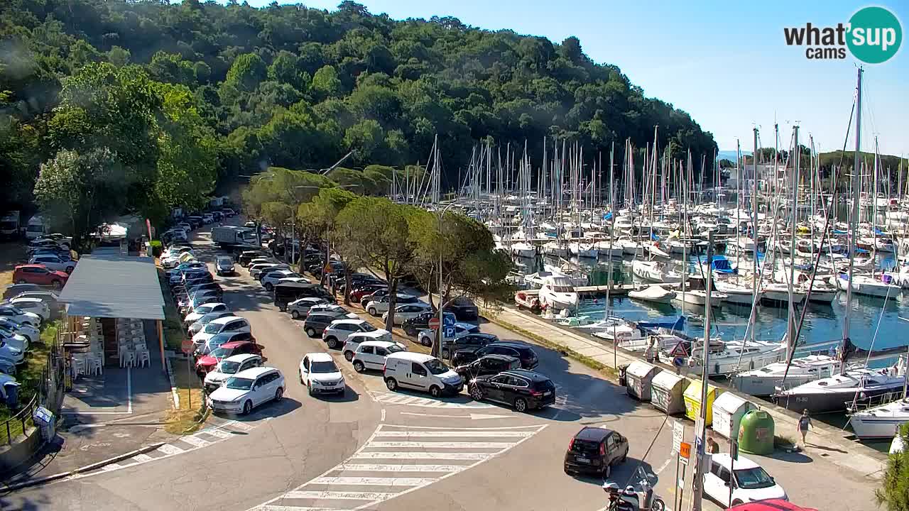 Web kamera Sistiana Uvala – Pogled uživo na marinu i zaljev