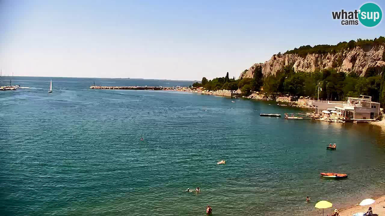 Webcam Sistiana Baia – Live View of the Marina and Gulf