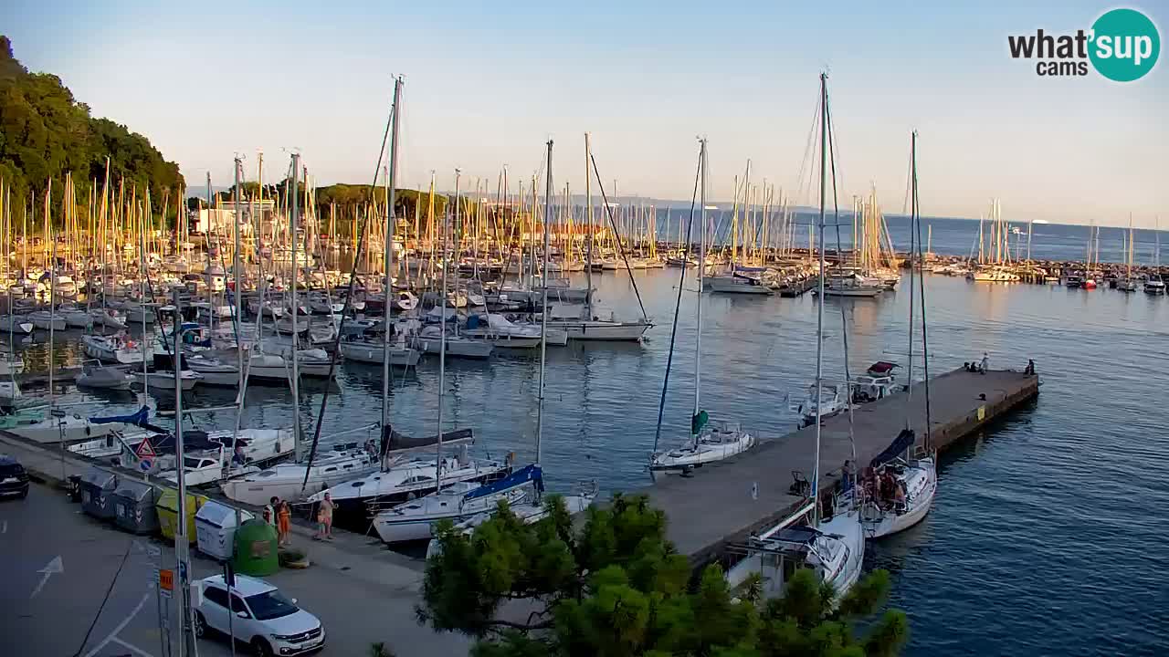 Webcam Sistiana Baia – Live View of the Marina and Gulf