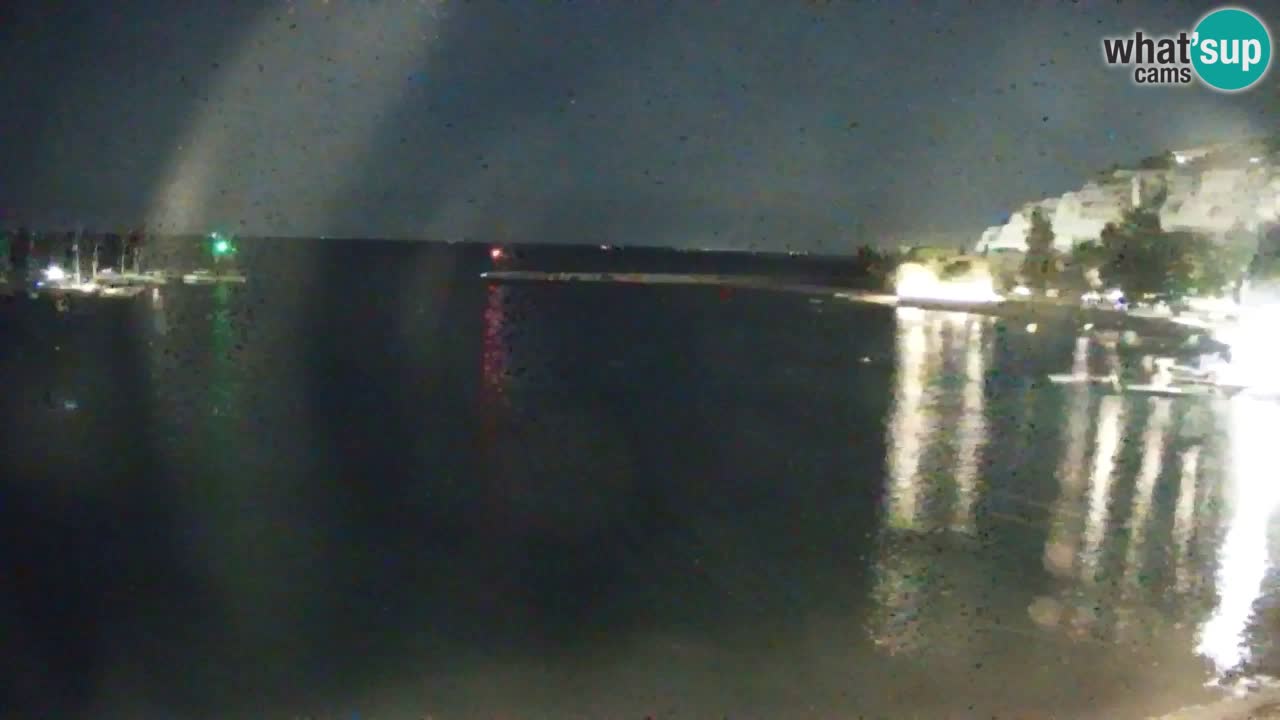 Webcam Bahía de Sistiana – Vista en directo del puerto deportivo y la costa