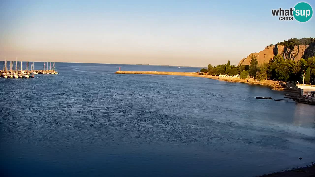 Webcam Baie de Sistiana – Vue en direct de la marina et de la baie