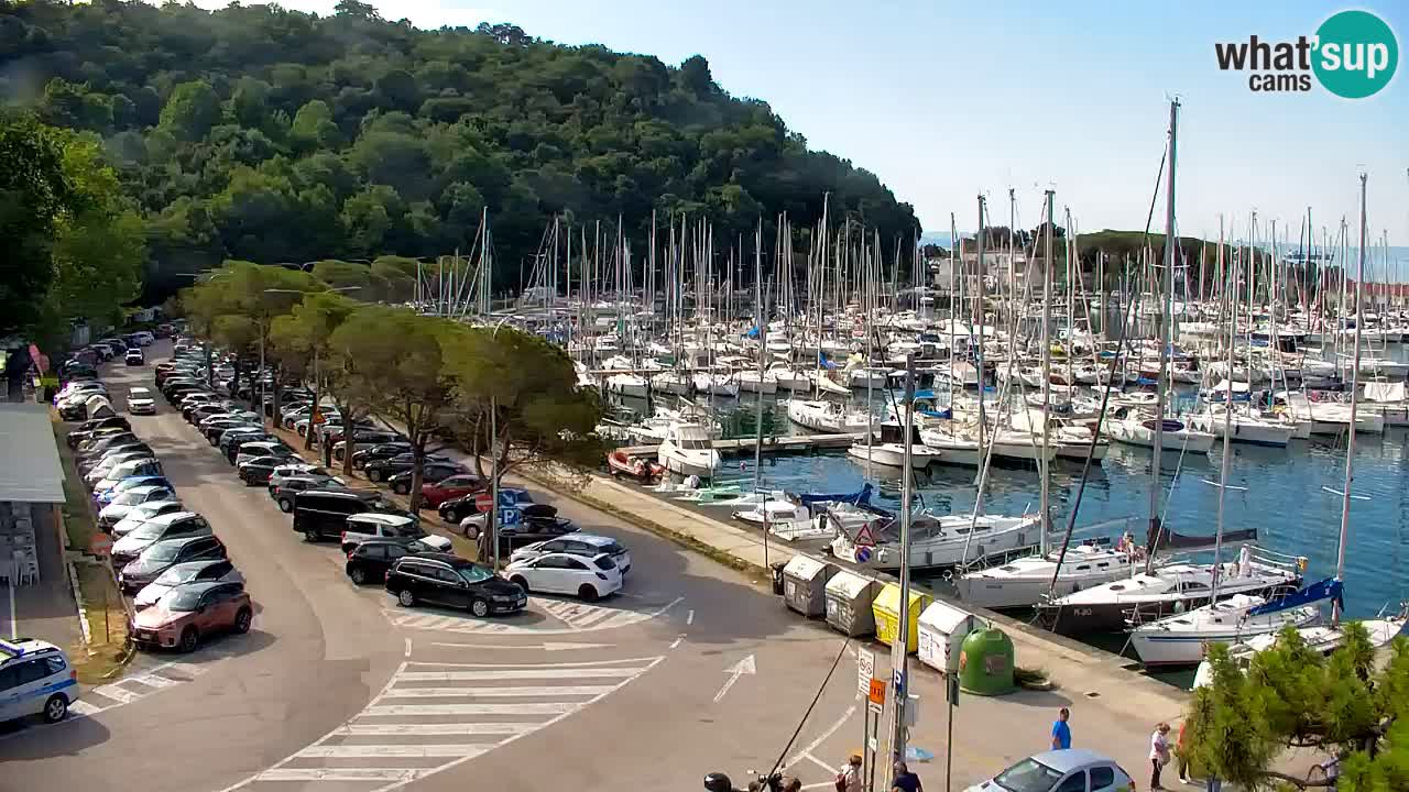 Webcam Baie de Sistiana – Vue en direct de la marina et de la baie