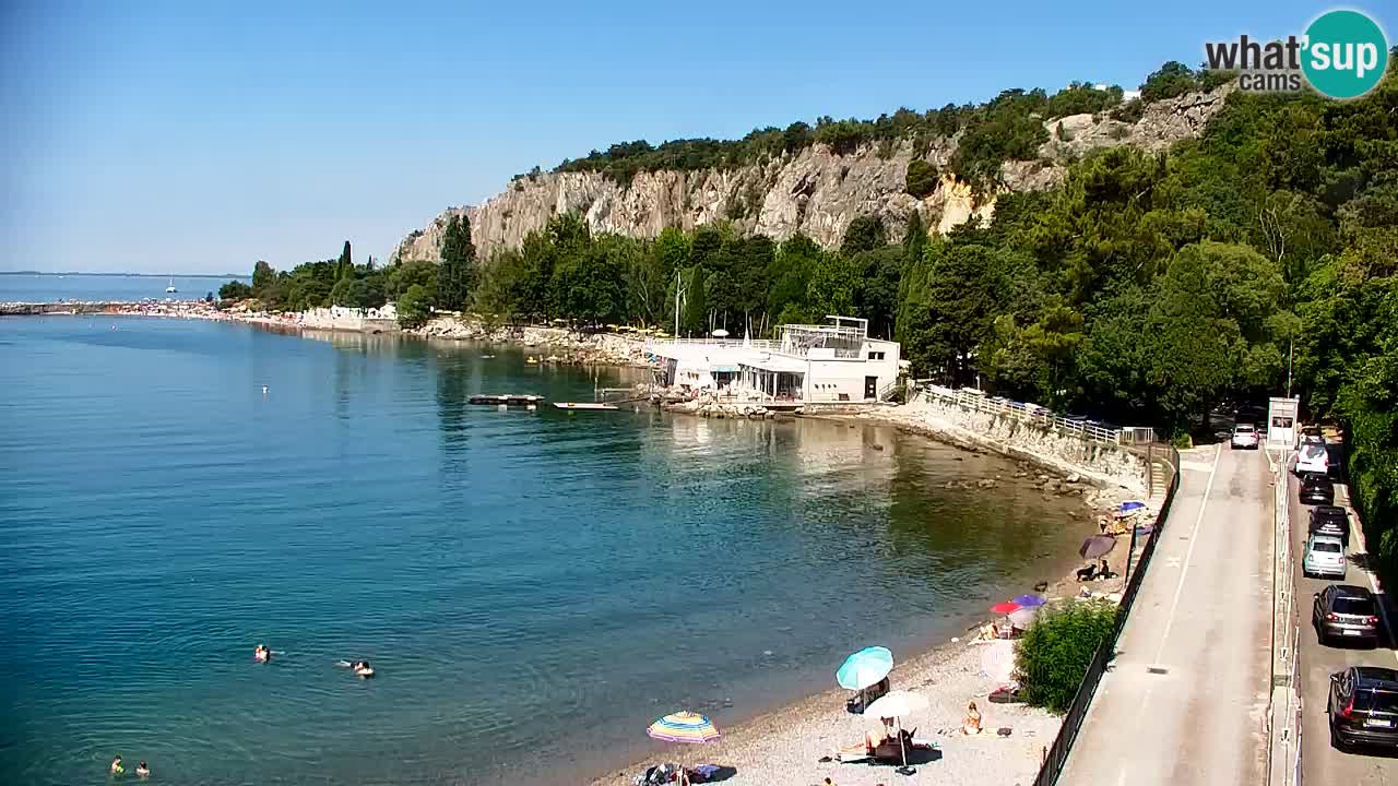 Webcam Baie de Sistiana – Vue en direct de la marina et de la baie