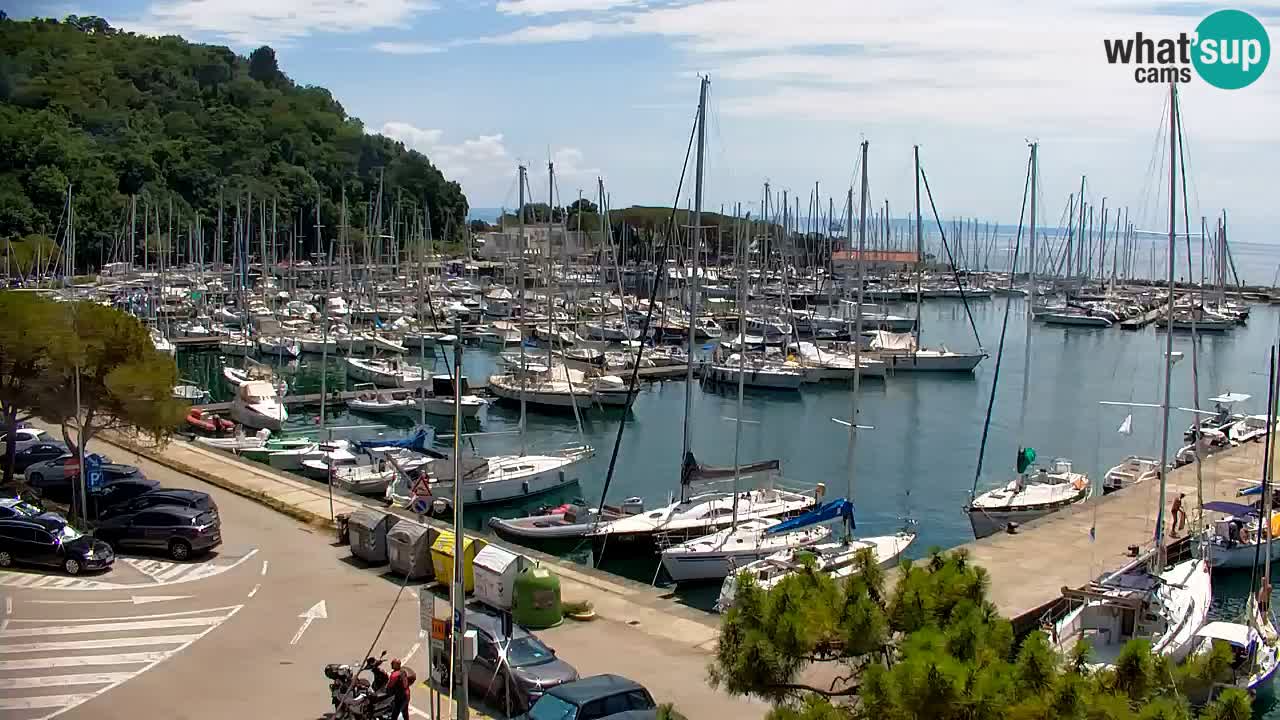 Webcam Baie de Sistiana – Vue en direct de la marina et de la baie