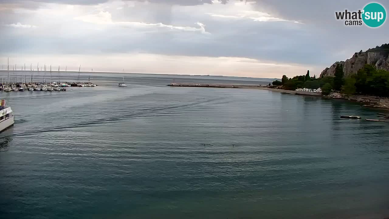 Webcam Bahía de Sistiana – Vista en directo del puerto deportivo y la costa
