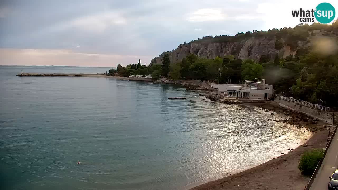 Webcam Bahía de Sistiana – Vista en directo del puerto deportivo y la costa