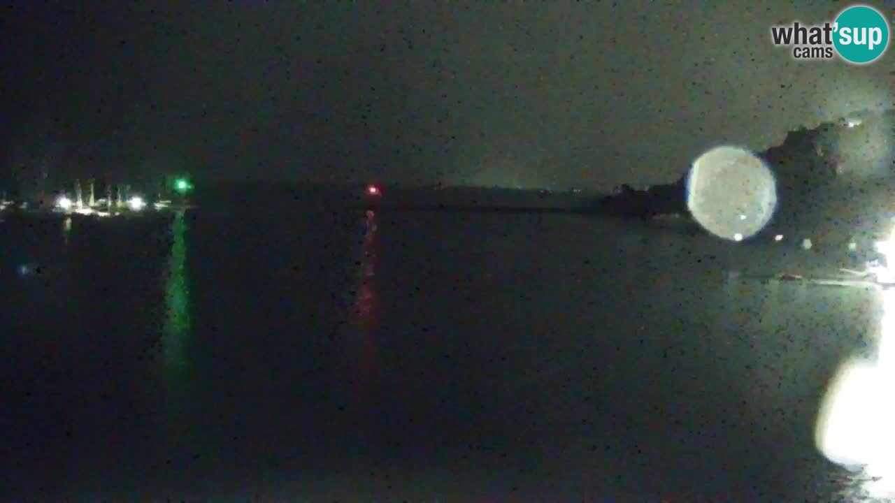 Webcam Bahía de Sistiana – Vista en directo del puerto deportivo y la costa