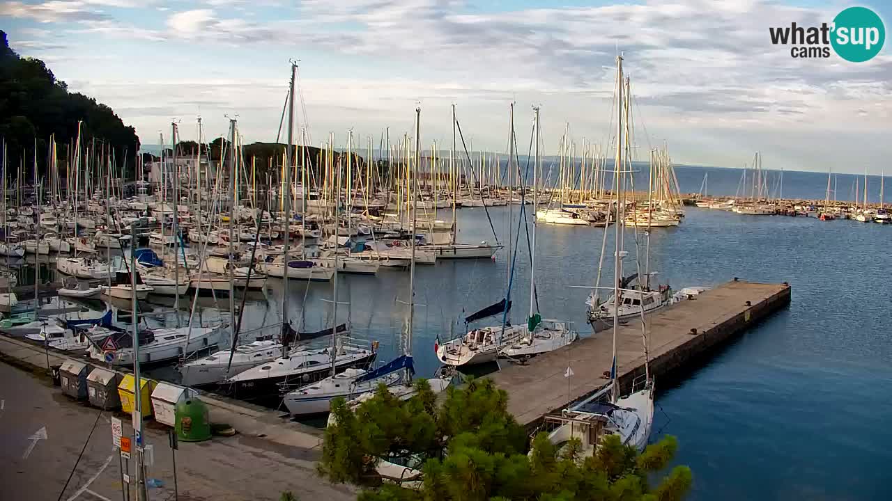 Webcam Sistiana Baia – Live View of the Marina and Gulf