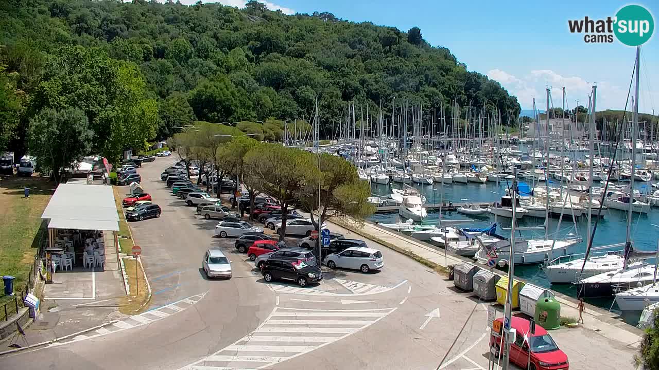 Spletna kamera Sesljanski zaliv – Pogled v živo na marino in zaliv