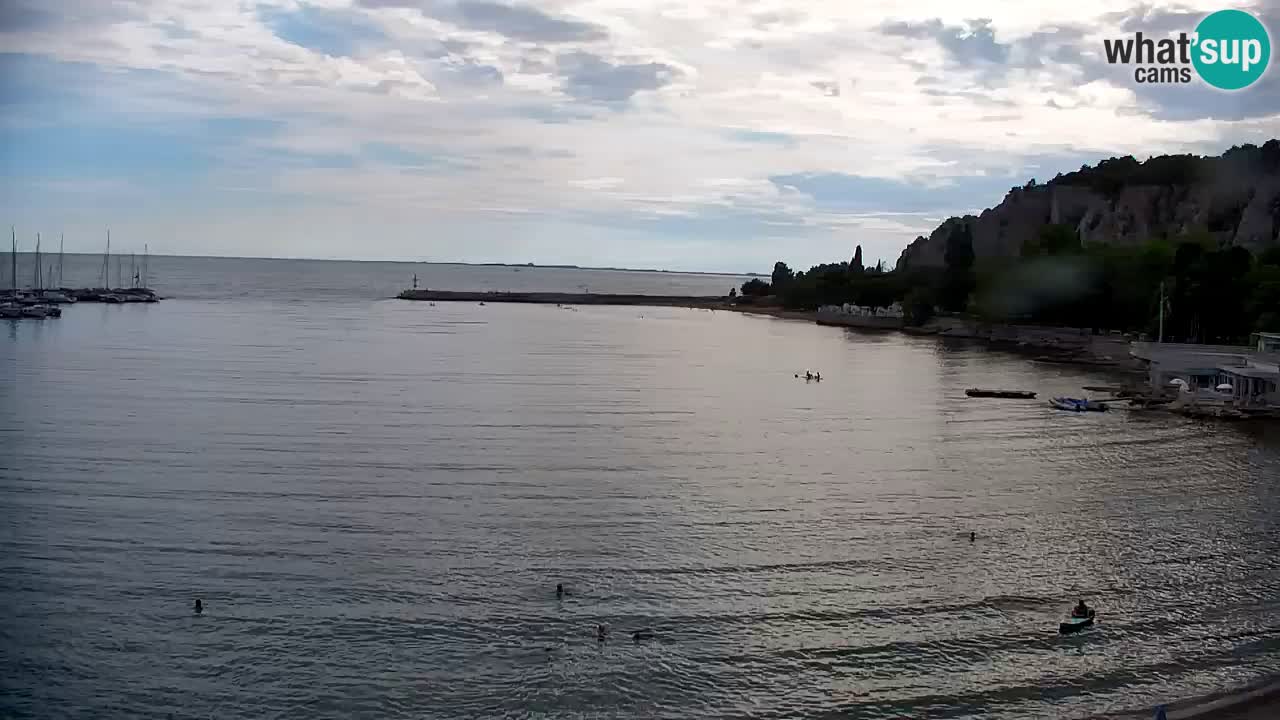 Webcam Baie de Sistiana – Vue en direct de la marina et de la baie