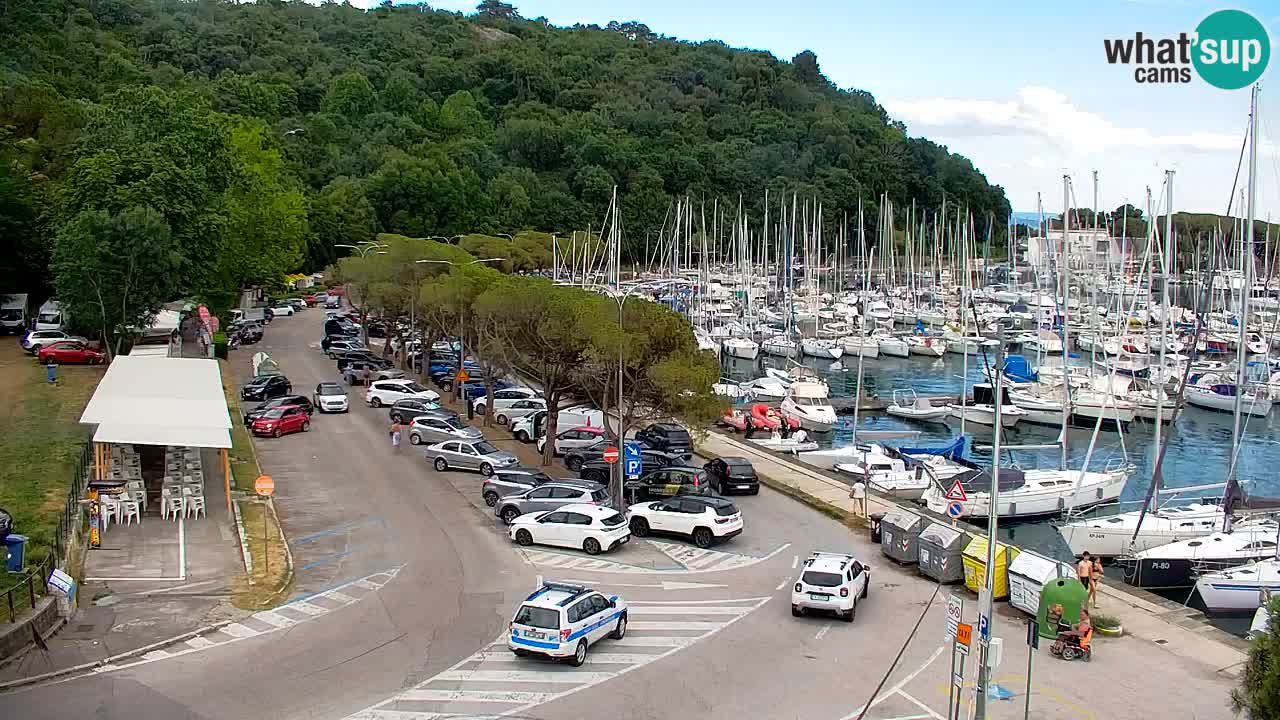 Web kamera Sistiana Uvala – Pogled uživo na marinu i zaljev