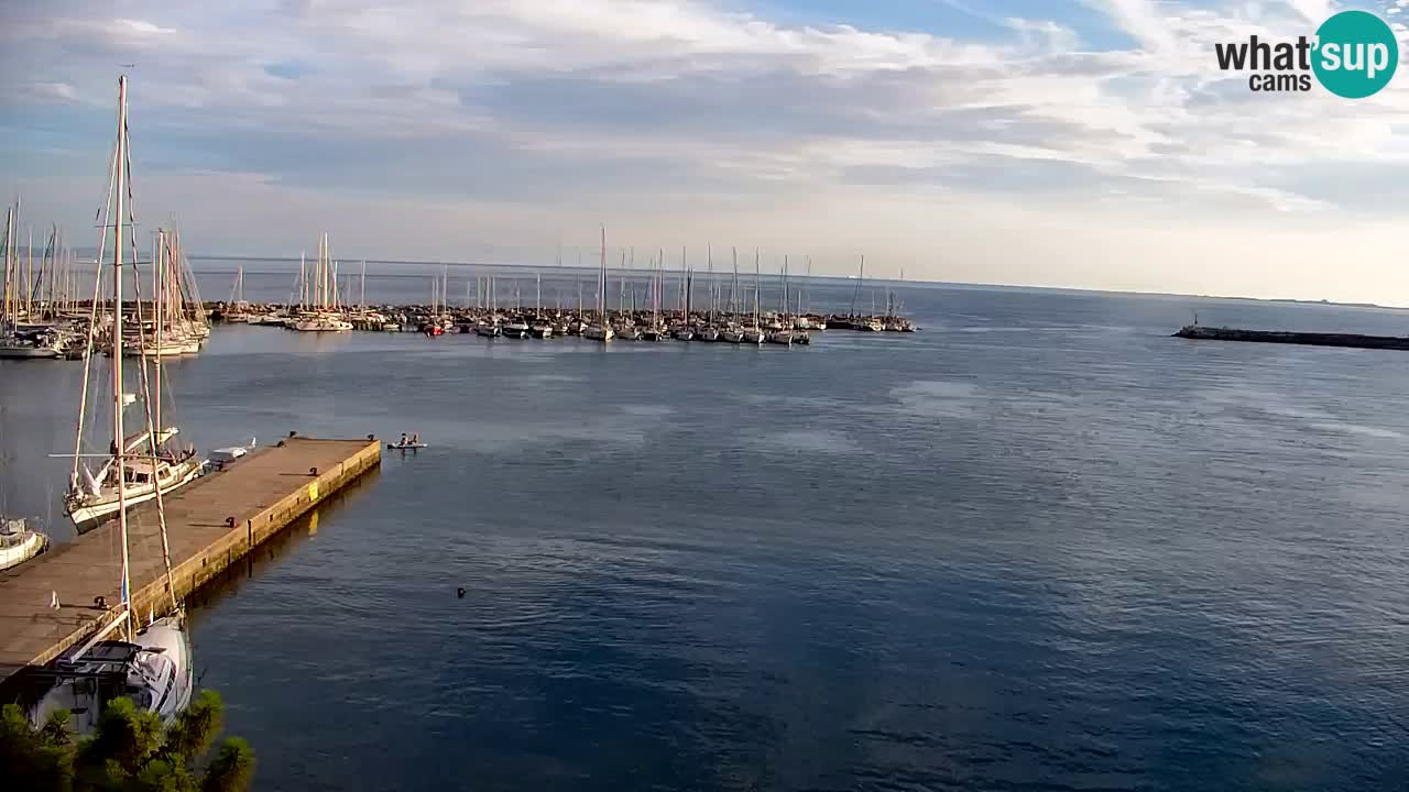 Webcam Baie de Sistiana – Vue en direct de la marina et de la baie