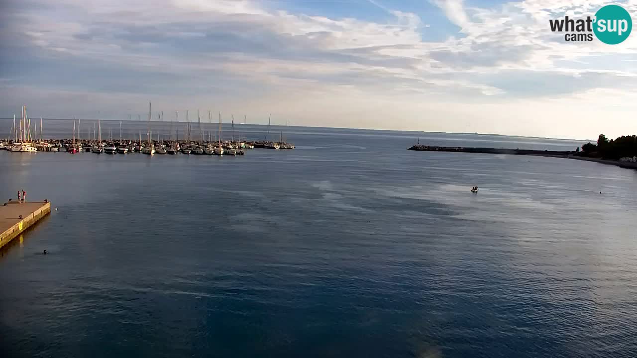 Webcam Baie de Sistiana – Vue en direct de la marina et de la baie