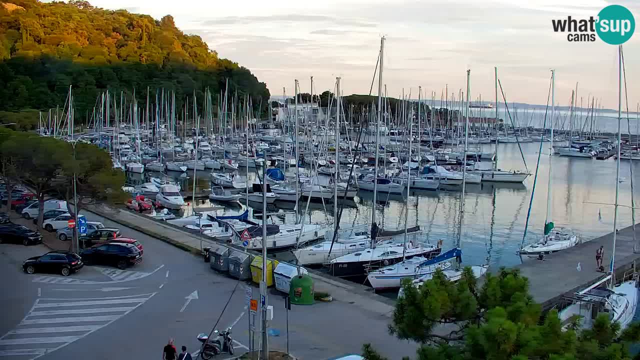 Web kamera Sistiana Uvala – Pogled uživo na marinu i zaljev