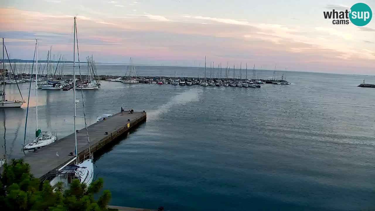 Webcam Baie de Sistiana – Vue en direct de la marina et de la baie
