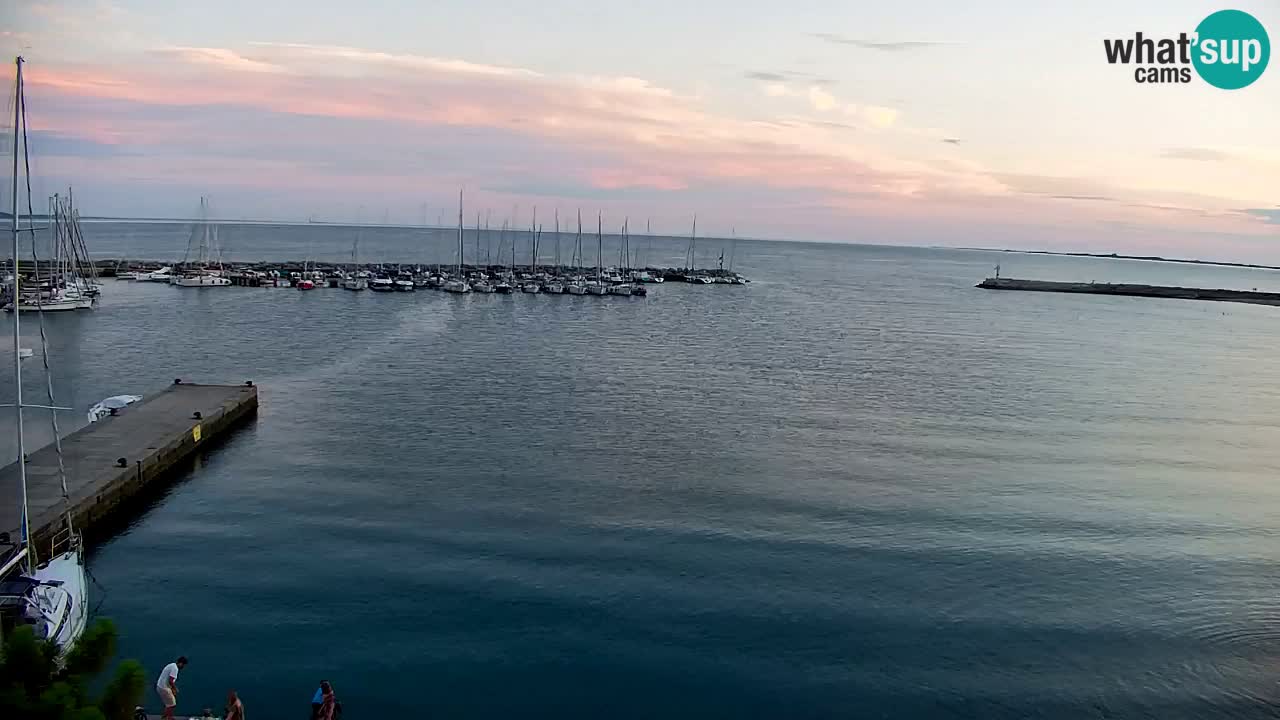 Webcam Baie de Sistiana – Vue en direct de la marina et de la baie