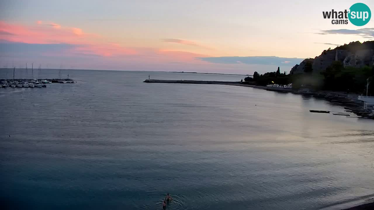 Web kamera Sistiana Uvala – Pogled uživo na marinu i zaljev