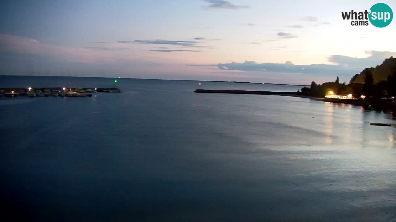 Web kamera Sistiana Uvala – Pogled uživo na marinu i zaljev