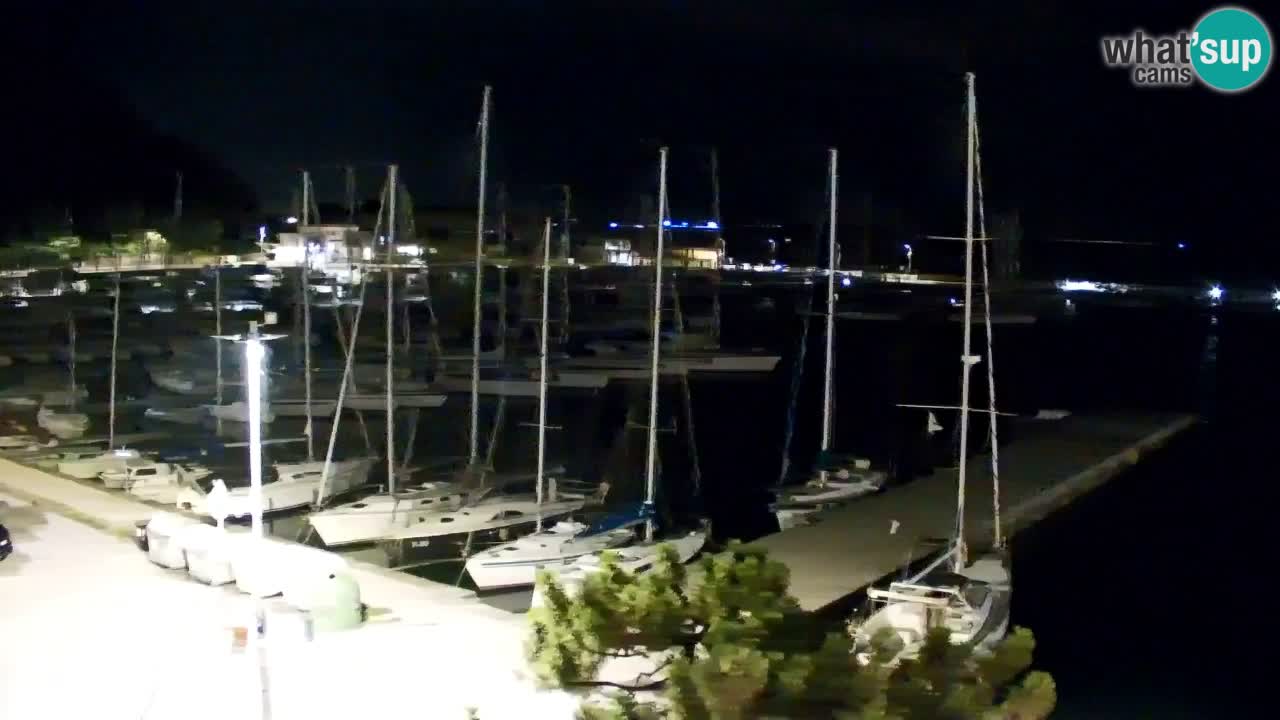 Spletna kamera Sesljanski zaliv – Pogled v živo na marino in zaliv