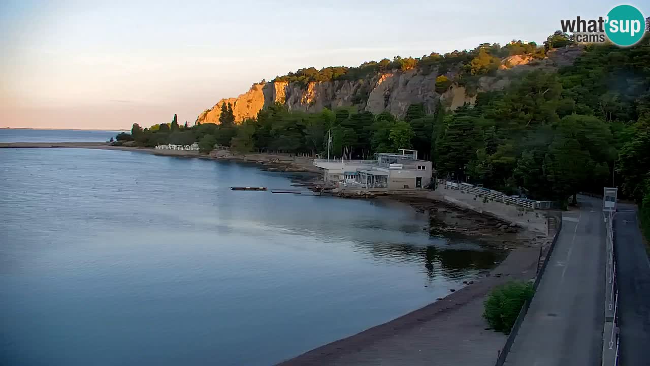 Webcam Bahía de Sistiana – Vista en directo del puerto deportivo y la costa
