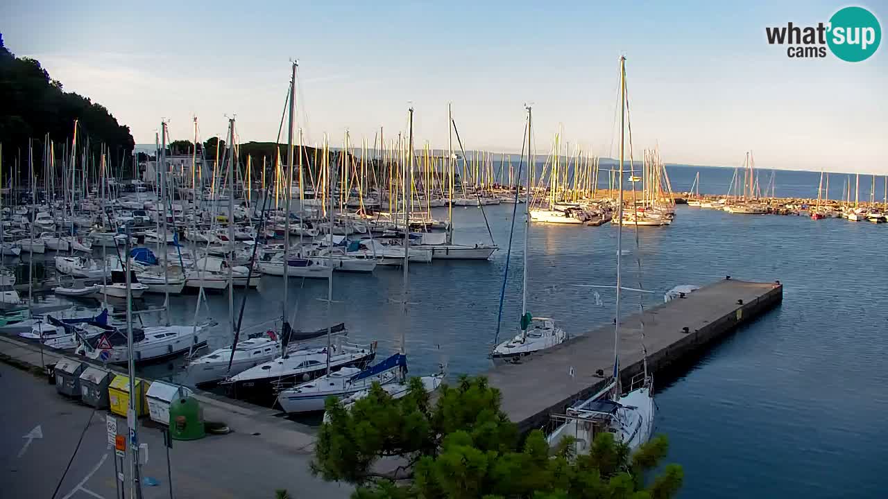Spletna kamera Sesljanski zaliv – Pogled v živo na marino in zaliv