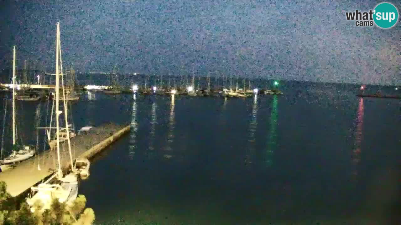 Webcam Bahía de Sistiana – Vista en directo del puerto deportivo y la costa