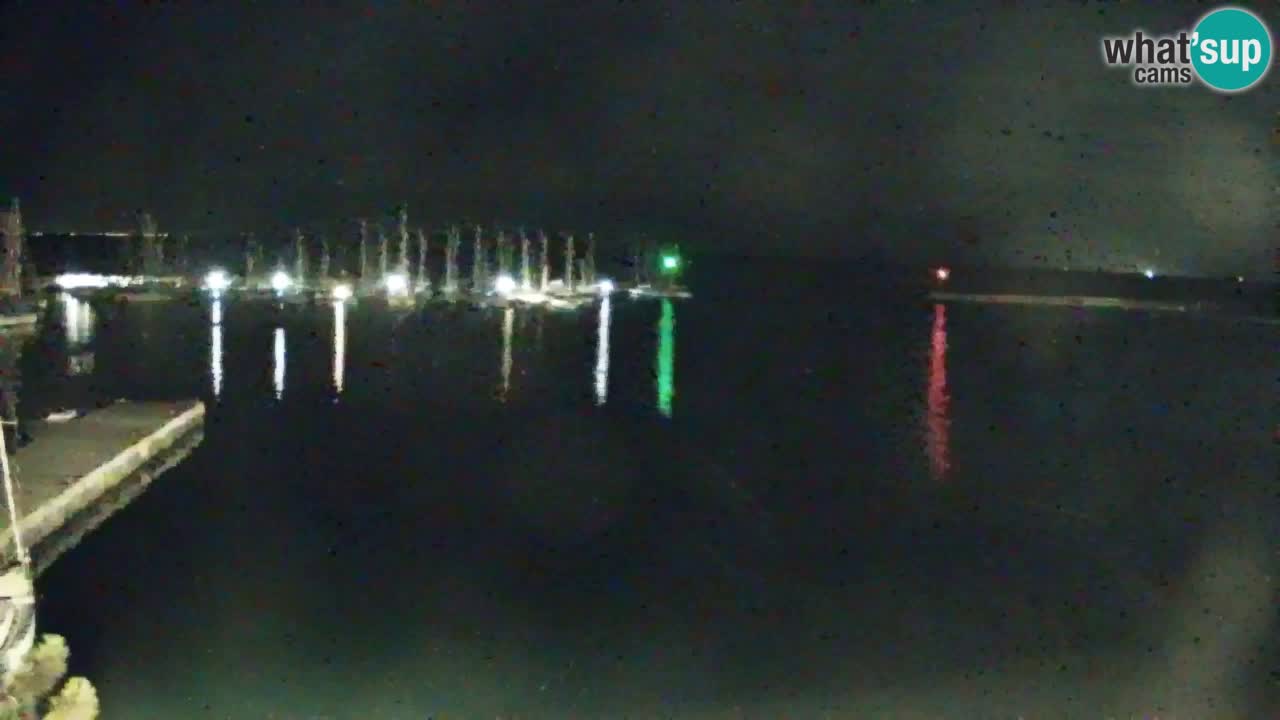 Webcam Bahía de Sistiana – Vista en directo del puerto deportivo y la costa