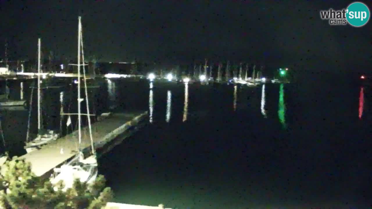 Webcam Bahía de Sistiana – Vista en directo del puerto deportivo y la costa