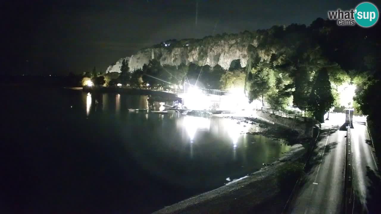 Webcam Bahía de Sistiana – Vista en directo del puerto deportivo y la costa