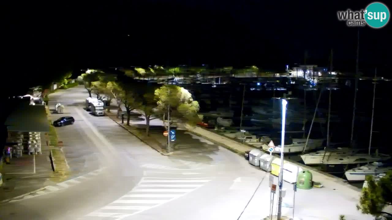 Webcam Baie de Sistiana – Vue en direct de la marina et de la baie