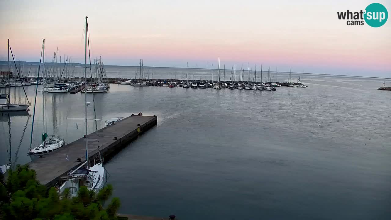 Web kamera Sistiana Uvala – Pogled uživo na marinu i zaljev