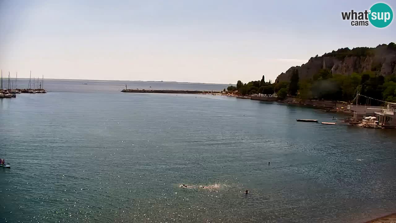 Spletna kamera Sesljanski zaliv – Pogled v živo na marino in zaliv