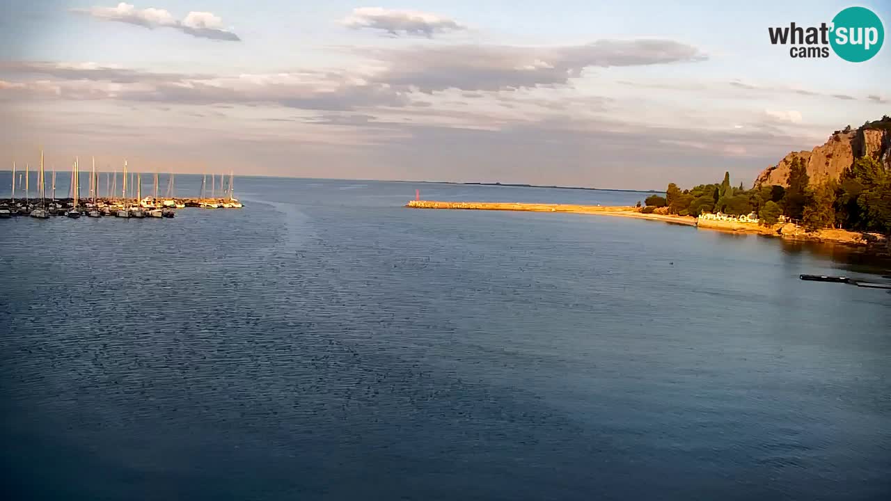 Spletna kamera Sesljanski zaliv – Pogled v živo na marino in zaliv