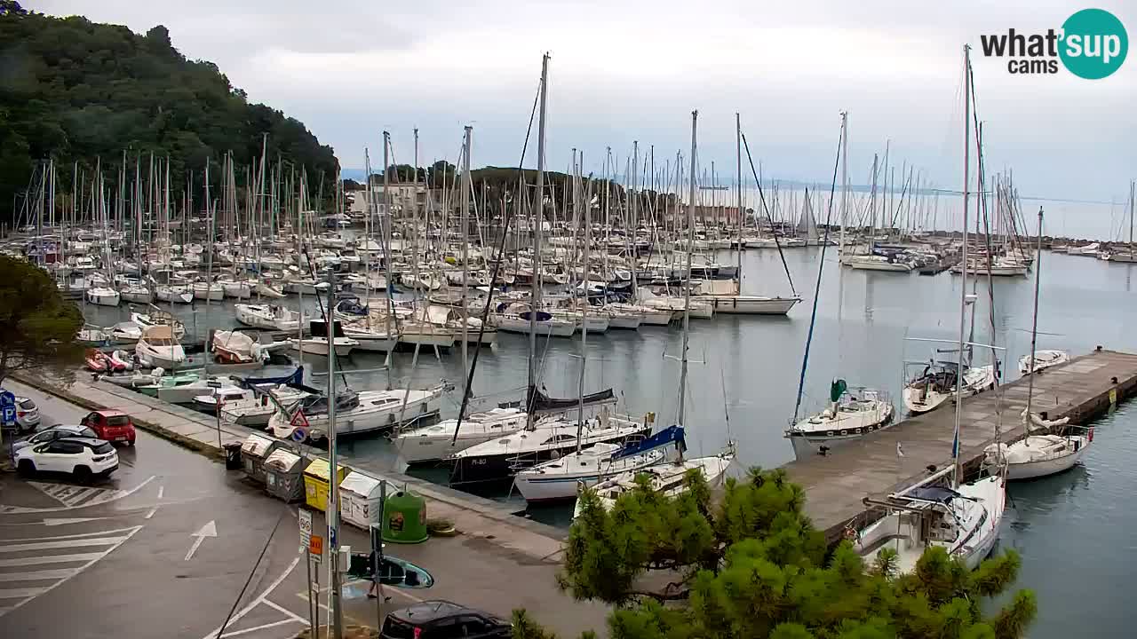 Webcam Baie de Sistiana – Vue en direct de la marina et de la baie