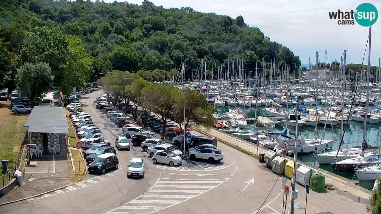 Web kamera Sistiana Uvala – Pogled uživo na marinu i zaljev