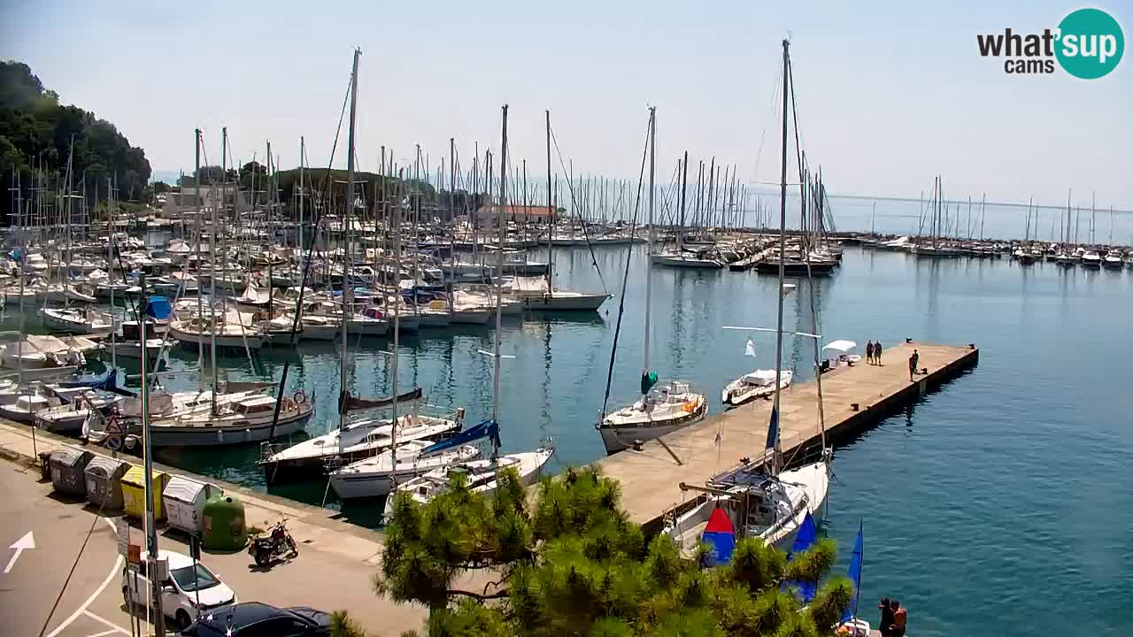 Web kamera Sistiana Uvala – Pogled uživo na marinu i zaljev