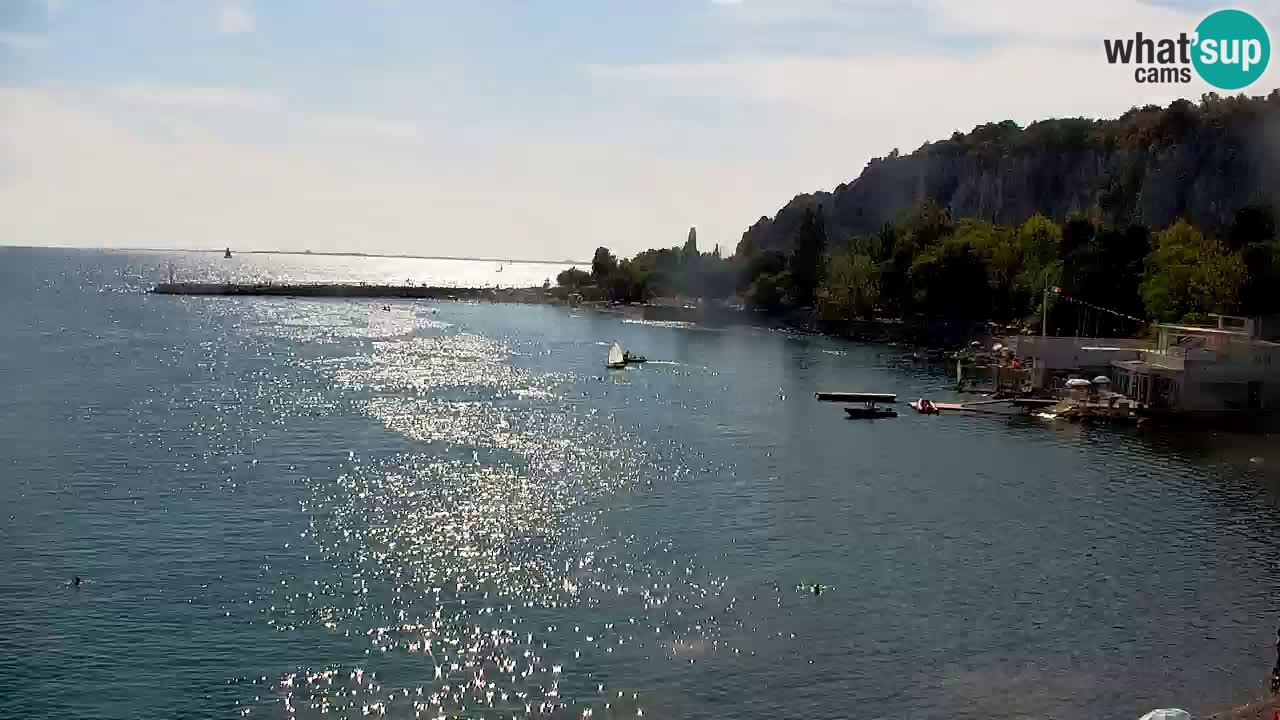 Webcam Baie de Sistiana – Vue en direct de la marina et de la baie