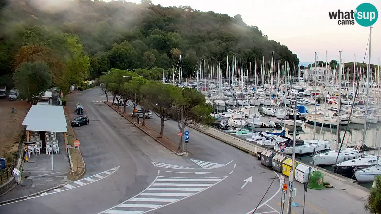 Webcam Baie de Sistiana – Vue en direct de la marina et de la baie