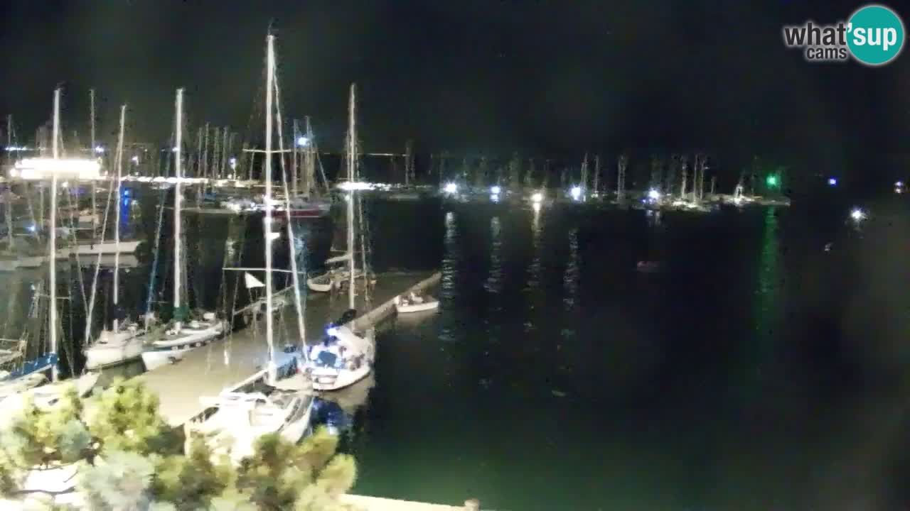 Webcam Bahía de Sistiana – Vista en directo del puerto deportivo y la costa
