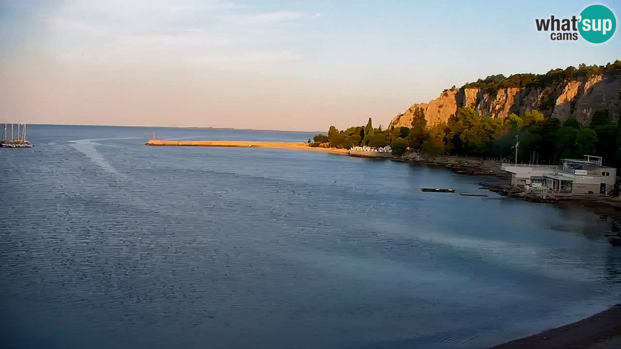 Webcam Baie de Sistiana – Vue en direct de la marina et de la baie